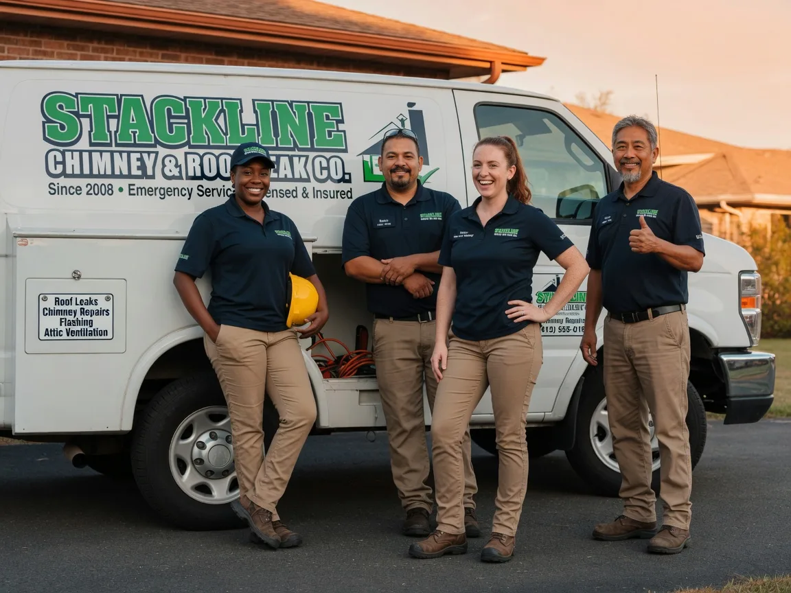 Chimney flashing repair company in Urich, MO